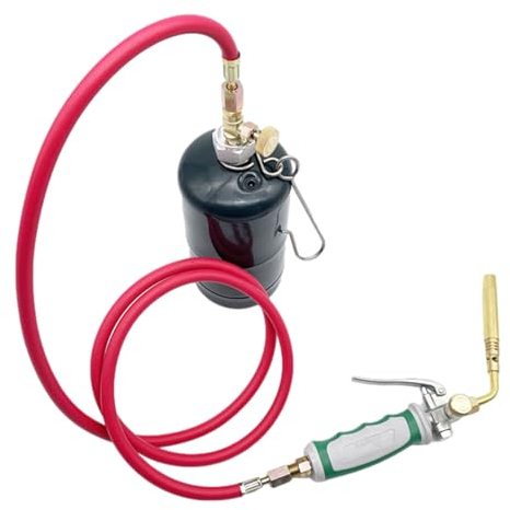 Lambo Lötbrenner,Hochtemperatur-Schweißbrenner - Schlauchlänge 1,6 m Lötbrenner - Langlebige Kartentaschenlampe, verstellbare Handtaschenlampe für Bastler, Löten und Hartlöten