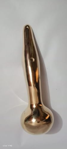 Orca INTERNATIONAL CO. Hames - Bastón de latón macizo con mango tradicional de 8 pulgadas de largo, modelo de 3 agujeros