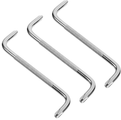 OSALADI Winkelschraubendreher 3 Stück Z-Förmiger und 90-Grad Schraubendreher Kreuz und Schlitzkopf Magnetisch Chrom Vanadium Kompakt für Enge Räume Möbelmontage Elektronikreparatur