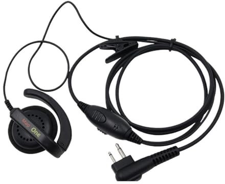AXTGBHL Walkie Talkie VOX Sound Control Headset Passar for PTT Mic Hörsnäcka Passar for Motorola GP88 GP88S GP2000 GP300 HYT TC500 TC600 radio