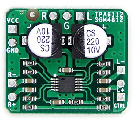 Blmirror Scheda Amplificatore per Cuffie 150 MW Audio Differenziale Bilanciato TPA6112 e SGM4812 Modulo Amplificatore HiFi Modulo Altoparlante