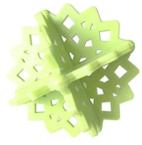 Lavatrice Dispositivo per la depilazione Abbigliamento Pulito Lavanderia Sfera Filtro di ritenuta Fiocco di neve scavato antivento Sfera da bucato, 1 pz Verde, Stati Uniti