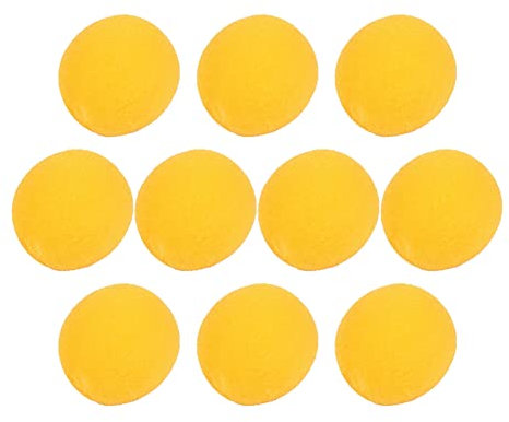 Gelb Schwamm Softball Trick Requisiten,10 Stück Super Soft Spongeballs, Sponge Ball Routine von Its Magic Zaubershop | Schwammbälle, Trick Balls, Zaubertricks & Zauberartikel, 4.5cm Durchmesser