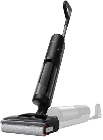 dreame H12 Pro Flex Reach Wet and Dry Vacuum Cleaner, 180° Lie-Flat, 5 Min Drying, 18KPa Suction, 90°C Hot Wash, Dual Edge Cleaning, 50-Minute Cleaning, Black