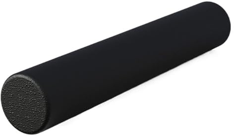Skumrulle för muskelmassage, gymnastik, yoga, frigöringskolonn, sporträd, fitness (svart 90 cm)