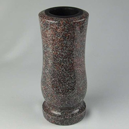 designgrab Vase funéraire en granit Paradiso de taille moyenne