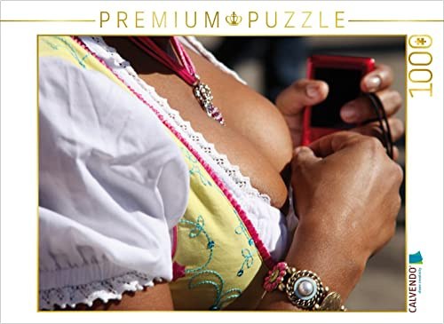 CALVENDO Puzzle Smart Dirndl, View from The Side into The décolleté 1000 Pieces 64 x 48 cm from Uli Landsherr