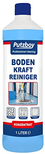 PUTZBOY Boden Kraftreiniger - Konzentrat - Putzmittel für wasserfeste Böden - 1 Liter - Made in Germany