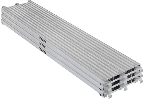 Louisville Ladder 7 ft. x 19 in. (3-Pack) Scaffolding Platform, Aluminum Work Platform and Scaffold Plank, 75 psf-Load Capacity, PD9207-3