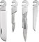 Roxon FT02 construit votre propre outil multifonctionnel Flex (ensemble de 4 outils comprenant une petite lame dentelée, un petit scalpel #3, un grand scalpel #4 et une grande lame dentelée)