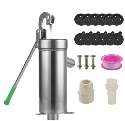Pompa manuale Well – efficiente a mano – Pompa ergonomica per fontana manuale per giardino Yard Farm Industrial