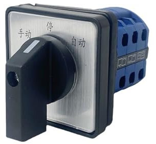 Interrupteur de transfert universel LW39B-16D303/3, contacts argentés, 3 sections, 3 vitesses, contrôle de rotation, alimentation électrique, arrêt manuel et automatique