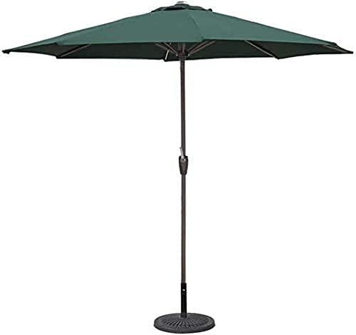 LSLYTQ Sun Parasol Umbrella Garden 9ft Outdoor Patio Market Style Umbrella for Balcony Table Terrace Garden Deck Yard Shade Or Pool Side, 8 Sturdy Ribs & Iron Pole good
