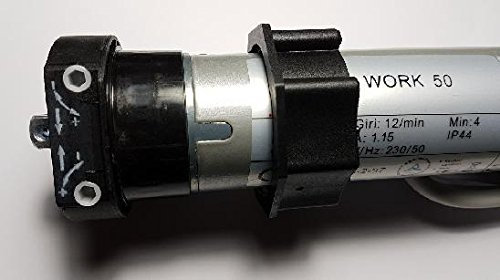 AWITALIA - Motore tubolare per tapparelle, motori tapparella garanzia 2-5 anni, con fine corsa elettromeccanico portata kg.40 Nm20 motore per avvolgibile di facile installazione, completo di staffa