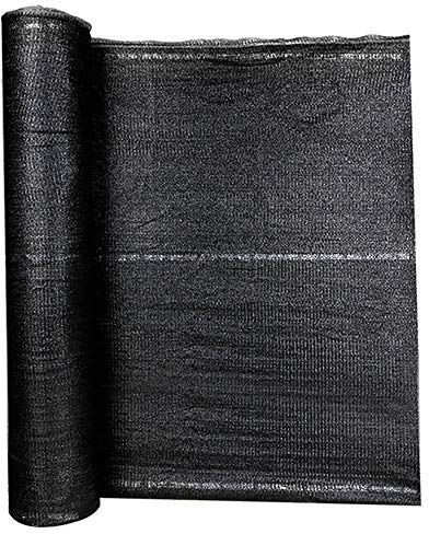 UISEBRT Panneau de clôture - 1,2 x 10 m - Anthracite - En polyéthylène haute densité - 150 g/m² - Protection solaire - Avec serre-câbles pour jardin, terrain de sport, clôture en treillis métallique