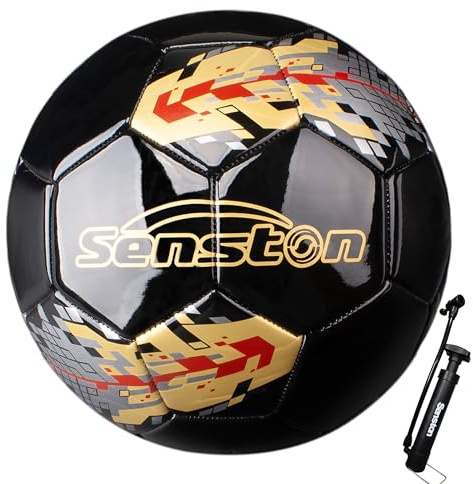 Senston Football Training Ball Size 5 Official Adults Soccer Ball Futsal