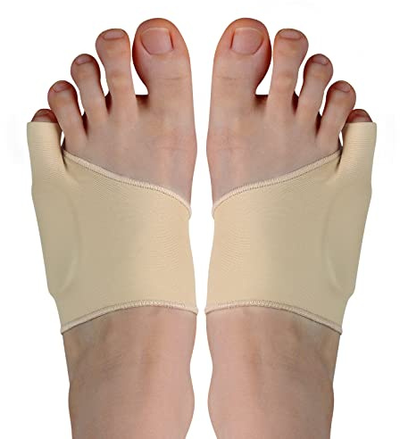 WooTshu Relieve Bunion Pain with Soft Silicone Tailor Bunion Corrector and Pads - Toe Straightener, Little Separator, Overlapping Toe Support for Pinky Relief - Anti-Slip and Comfortable (Size M)