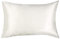 Both Side 100% Pure Mulberry Silk 26 Momme Charmeuse Silk Pillowcase Standard 50cm x 75cm - 1pc Hypoallergenic (White)