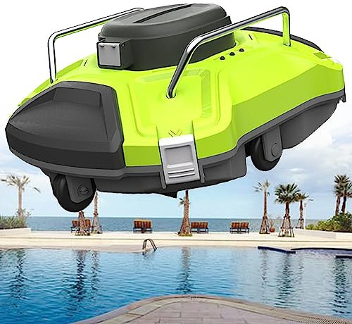 SACLMD Cordless robotic pool cleaner,intelligent pool robot,automatic pool hoover Powerful suction,pool vacuum robot above/below ground