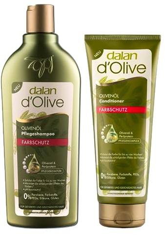 2er DALAN Haarpflege-Set - Farbschutz- 400ml Shampoo & 200ml Conditioner