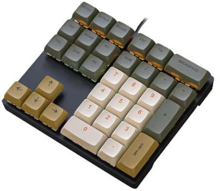 FOLODA Wire 33 Key Mechanical Numeric Keypad Type-C External Notebook Laptop Number Keypad