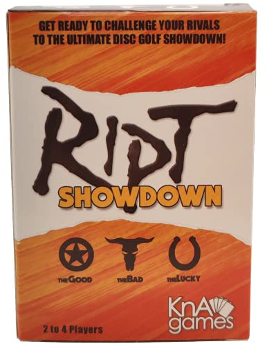 KnA Games RIPT Showdown Disc Golf Card Game, Orange