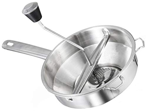 UPKOCH Broyeur Inox Presse-Purée Moulin Rotatif Pour Sauce Compote Purée Purée Confitures -