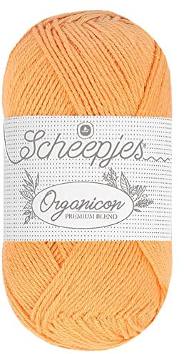 Scheepjes - Scheepjes 223 Süss Mandarin Organicon Garn - 5x50g