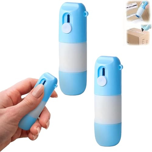 Thermal Paper Correction Fluid with unboxing Knife, Correction Fluid, Thermal Paper Eraser, Correction Tape Roller, for Package Labels,Bills (2PCS)