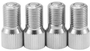 VekAuto 4 Pcs 19Mm Pneu Valve Rallonge Universel Nickelé Plaqué 180 Degrés Pneu Valve Tige Rallonge pour Voiture Moto VR Camion Vélo