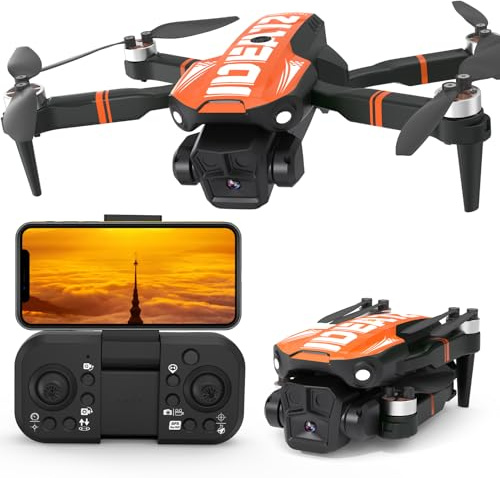 LE-IDEA GPS Drone with Camera for Adults, Professional 4K Camera Drone with Brushless Motor Auto Return Home Follow Me RC Quadcopter for Beginners Foldable Toys Gifts Under 249g IDEA12GPS