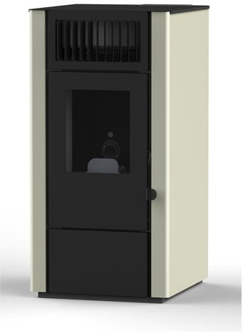 Punto Fuoco Dora - Black or Stainless Steel Wood Burning High Efficiency Freestanding Heating Stove