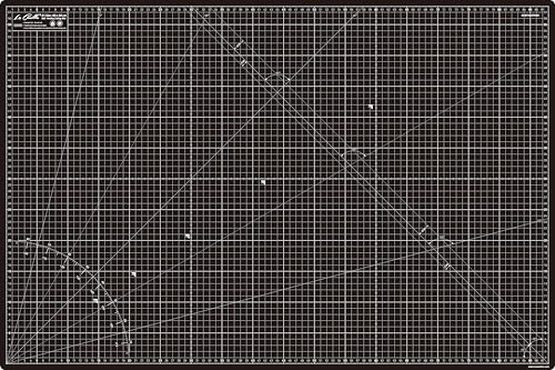 La Canilla skärmatta A1 (yta 90x60 cm - 36x24”) skärmatta för hantverk, teckning, lapptäcke, sömnad | Markerad i centimeter och tum
