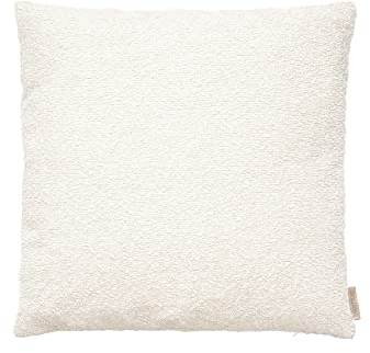 Blomus Kissenbezug Boucle, Kissenhülle für Kopf- oder Sofakissen, Moonbeam, 50 x 50 cm, 66586