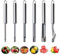 6-teiliges Entpflücker-Set aus Edelstahl, multifunktional, für Obst und Gemüse, 6 Größen für Küche, Apfel, Birne, Kirsche, Datum, Beere, Chili.