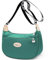 REETEE Kleine Umhängetasche Damen Wasserdicht Nylon Crossbody Bags für Frauen Halbmond Handtasche Stylische Damen Schultertasche mit Verstellbarem Gurt Handy Umhängetasche (grün)