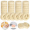 30Pcs Loofah naturale, 4-6cm Spugna sapone Luffa naturale per cucina/bagno, Loofah naturale per sapone di Luffa al 100%, Spugna Luffa naturale, Supporto per sapone antiscivolo, Spugna di Luffa