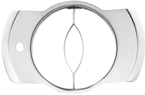 Affettatrice per mango – 10 cm in acciaio, divisorio extra largo per frutta, corer in metallo, pelapatate per mango durevole, strumento per la preparazione quotidiana della cucina, per la preparazione