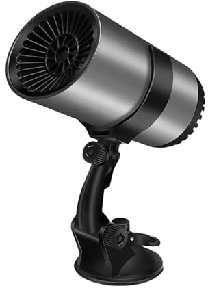 Ventilador Calefactor de Coche | Para Temporada Fría con Encendido por Mechero 12V,Calentador Y Descongelador De Invierno Para Coche,Para Viajes por Carretera y Desplazamientos en Sedán RV SUV Taxi co