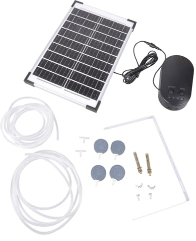 Bombas de aireación de agua de energía solar para acuarios al aire libre, potentes bombas de aire para estanques de peces, acuarios, aireador de agua de energía solar para jardín