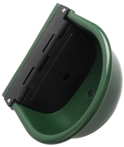 Dioche Abbeveratoio Automatico con Valvola a Galleggiante da 50 Litri per Cavalli, Bovini e Pecore - Design in Plastica Resistente, Livello dell'Acqua Regolabile, Facile Collegamento del Tubo,