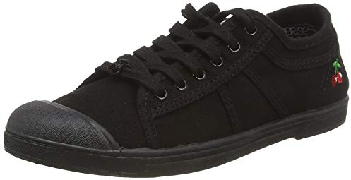 Le Temps des Cerises Basic 02, Baskets Femme, Noir (mono Black Mono Black), 38 EU