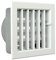 La Ventilazione GCSIB1615120 Rejilla de ventilación empotrada para chimeneas, Aluminio Blanco, 160x150 mm