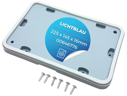 Lichtblau Wartungsklappe 646776 für Wärmepumpentrockner I Serviceklappe passend für Bosch, Siemens, Balay, Constructa, Gaggenau, Koenic & Pitsos I Reparatursatz Wäschetrockner I Ersatzteile Trockner