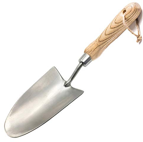 Garden Trowel-Hand Shovel,Hand Trowel of Ergonomic Handle,High Grade Polished Steel Durable,Hanging Ring for Easy Storage of Gardening Tools