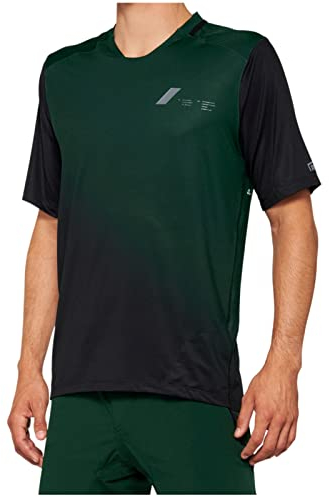 Unbekannt 100% MTB Trikot Kurzarm Celium Forest grün/schwarz