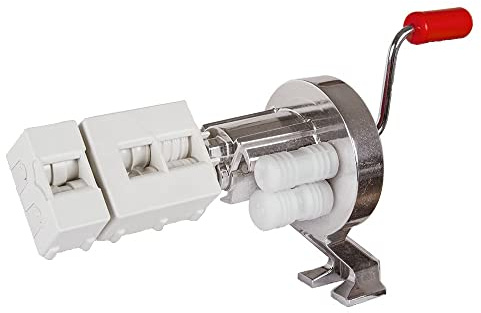 EUROSTAMPI Bigmama Macchina Manuale per Pasta Fatta in casa. Il Sapore della Tradizione: Spaghetti e spaghettoni, tagliatelle, cavatelli e gnocchetti. Cinque Tipi di Pasta