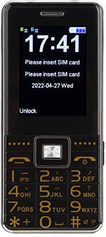 Teléfono Móvil Android Desbloqueado para Personas Mayores, Multifuncional 2G 6800 Mah con Tarjeta Dual de Gran Capacidad, Botón Grande y Voz Fuerte (Negro)