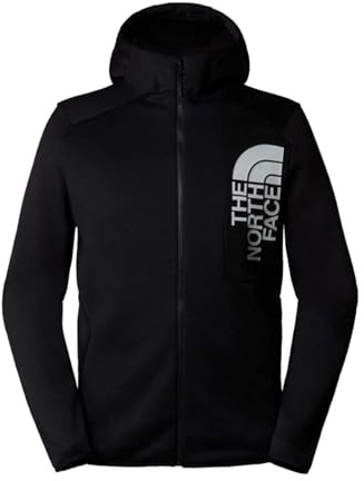 The North Face Merak Hoodie Giacca di pile da uomo Tnf Black/Tnf White/Npf M
