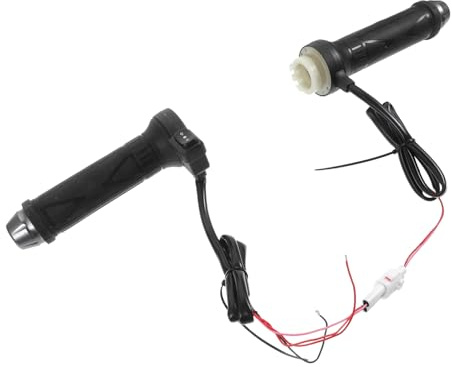 Cabilock 2piezas Manillares Calefactados Para Motocicleta Puños De Función De Calentamiento Adecuados Para Invierno De Ciclismo